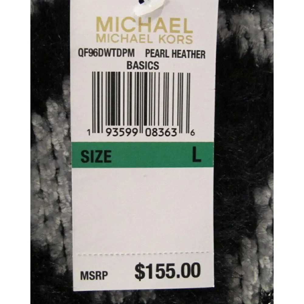 Women's Large Michael Kors Pearl Heather Basics‎ Sweater - NWT